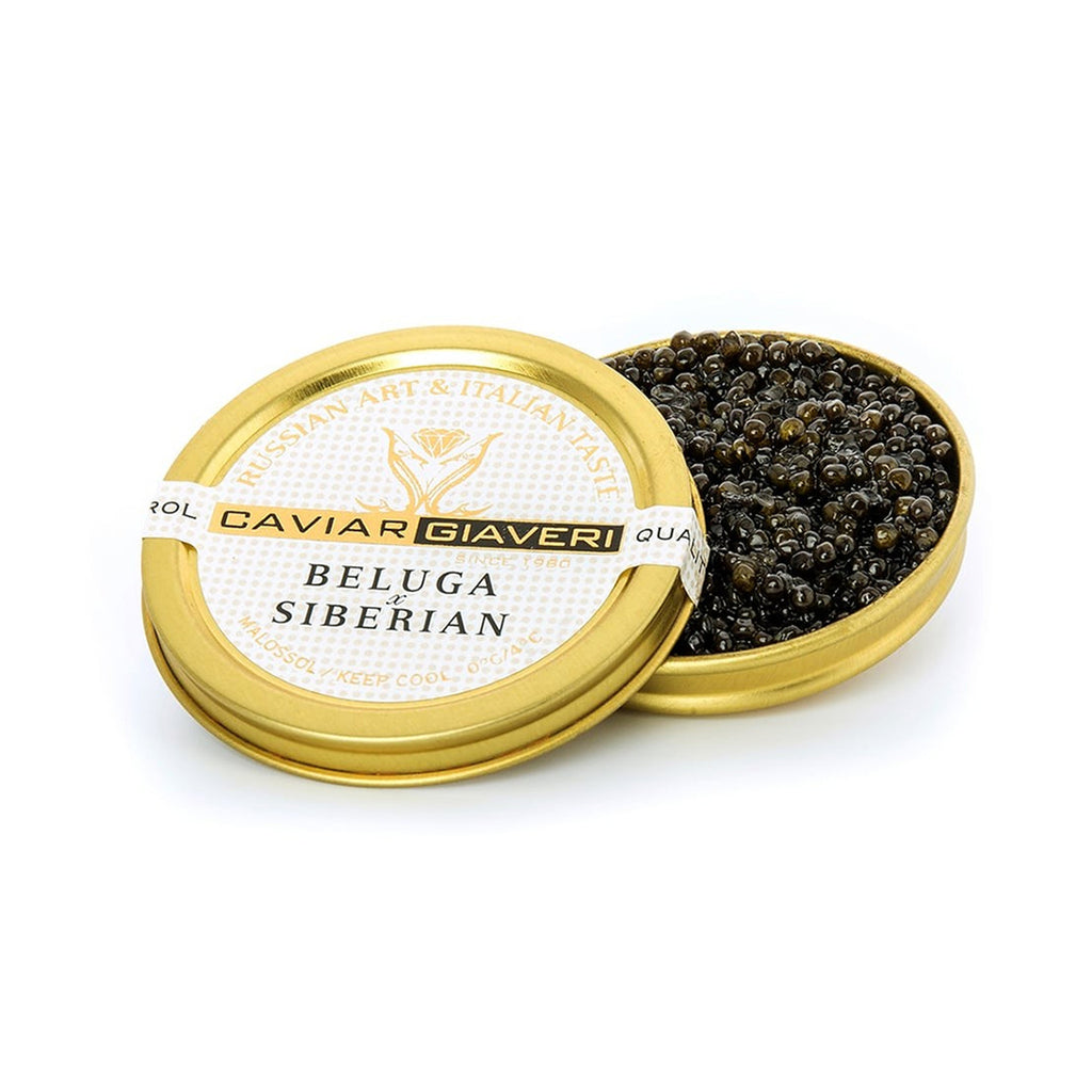100g Original Beluga Caviar 100% ( Huso ) Esturgeon + 1 Mère de Perle ou